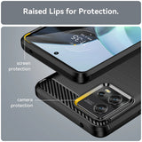 Husa pentru Xiaomi Redmi Note 12 Pro 5G, Techsuit Carbon Silicone, albastru