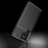 Husa pentru Samsung Galaxy S22 Ultra 5G, Techsuit CarbonFiber, negru