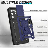 Husa pentru Samsung Galaxy S20 Ultra 5G, Techsuit CamShield Series, albastru