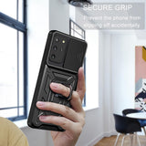 Husa pentru Samsung Galaxy S20 Plus, Techsuit CamShield Series, albastru