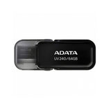 Adata Memory Stick UV240 (AUV240-64G-RBK), USB 2.0 Flashdrive, 64GB, Negru