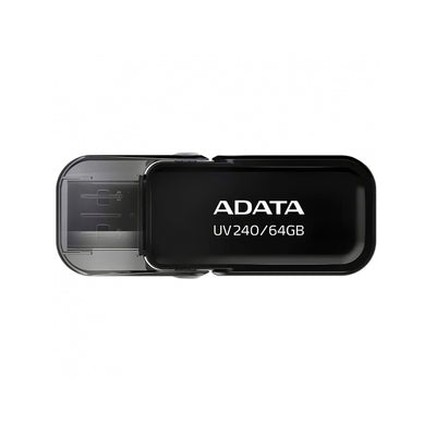 Adata Memory Stick UV240 (AUV240-64G-RBK), USB 2.0 Flashdrive, 64GB, Negru