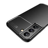 Husa pentru Samsung Galaxy S21 5G, Techsuit CarbonFiber, negru