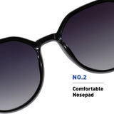 Ochelari de soare Techsuit Sunglasses Polarised PC (2203), polarizati, UV400, negru;violet