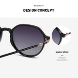 Ochelari de soare Techsuit Sunglasses Polarised PC (2203), polarizati, UV400, negru;violet