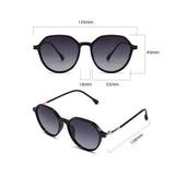Ochelari de soare Techsuit Sunglasses Polarised PC (2203), polarizati, UV400, negru;violet