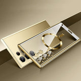 Husa pentru Samsung Galaxy S23 Ultra, Techsuit Lux Crystal MagSafe, albastru