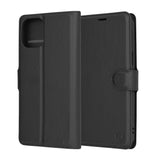 Husa pentru iPhone 12 Pro Max, Techsuit Leather Folio, maro