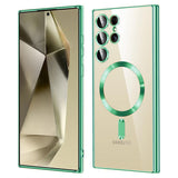 Husa pentru Samsung Galaxy S24 Ultra, Techsuit Lux Crystal MagSafe, mov