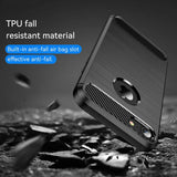 Husa pentru iPhone 7, Techsuit Carbon Silicone, albastru