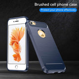Husa pentru iPhone XS Max, Techsuit Carbon Silicone, albastru
