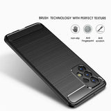 Husa pentru Samsung Galaxy A13 4G, Techsuit Carbon Silicone, albastru