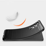 Husa pentru Samsung Galaxy A13 4G, Techsuit Carbon Silicone, albastru