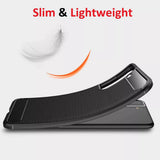 Husa pentru Samsung Galaxy S21 Plus 5G, Techsuit Carbon Silicone, albastru