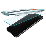 Folie de protectie pentru Samsung Galaxy S22 5G, Spigen (2 pack) Glas.tR EZ-FIT (AGL04151)