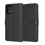 Husa pentru iPhone 14 Pro Max, Techsuit Leather Folio, maro