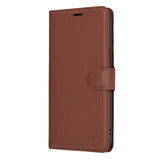 Husa pentru iPhone 14 Pro Max, Techsuit Leather Folio, maro
