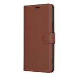 Husa pentru iPhone 15 Plus, Techsuit Leather Folio, maro