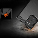 Husa pentru Samsung Galaxy Note 20 Ultra 5G, Techsuit Carbon Silicone, albastru