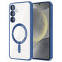 Husa pentru Samsung Galaxy S24 Plus, Techsuit Lux Crystal MagSafe, albastru