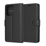 Husa pentru iPhone 15 Pro, Techsuit Leather Folio, maro