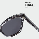 Ochelari de soare Techsuit Sunglasses Polarised PC (OD8155-C3), polarizati, UV400, negru;maro;portocaliu
