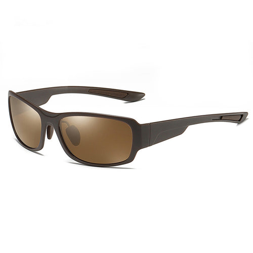 Ochelari de soare Techsuit Sunglasses Polarised TR90 (MM108), polarizati, UV400, maro