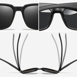 Ochelari de soare Techsuit Sunglasses Polarised TR90 (MM108), polarizati, UV400, maro