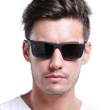 Ochelari de soare Techsuit Sunglasses Polarised TR90 (MM101), polarizati, UV400, negru;gri
