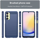 Husa pentru Samsung Galaxy A25 5G, Techsuit Carbon Silicone, albastru