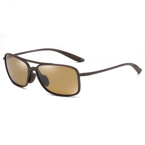 Ochelari de soare Techsuit Sunglasses Polarised TR90 (MM99), polarizati, UV400, maro