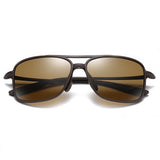 Ochelari de soare Techsuit Sunglasses Polarised TR90 (MM99), polarizati, UV400, maro