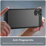 Husa pentru Samsung Galaxy A05, Techsuit Carbon Silicone, albastru
