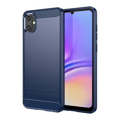 Husa pentru Samsung Galaxy A05, Techsuit Carbon Silicone, albastru