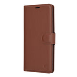 Husa pentru Motorola Edge 30 Neo, Techsuit Leather Folio, maro