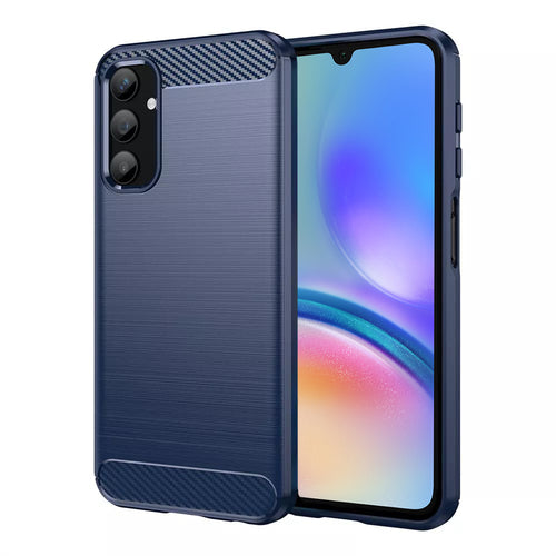 Husa pentru Samsung Galaxy A05s, Techsuit Carbon Silicone, albastru