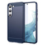 Husa pentru Samsung Galaxy S23, Techsuit Carbon Silicone, albastru