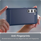 Husa pentru Samsung Galaxy S23, Techsuit Carbon Silicone, albastru