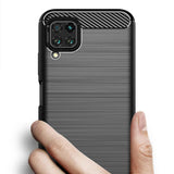 Husa pentru Huawei P30 Lite, Techsuit Carbon Silicone, albastru