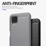 Husa pentru Huawei P30 Lite, Techsuit Carbon Silicone, albastru