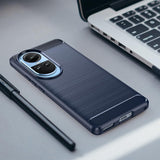 Husa pentru OPPO Reno10, Techsuit Carbon Silicone, albastru