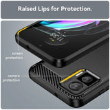 Husa pentru Motorola Edge 30 Neo, Techsuit Carbon Silicone, albastru