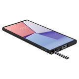 Husa pentru Samsung Galaxy S22 Ultra 5G, Spigen Liquid Air (ACS03915), negru