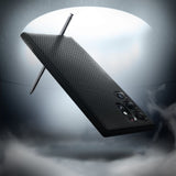 Husa pentru Samsung Galaxy S22 Ultra 5G, Spigen Liquid Air (ACS03915), negru