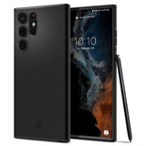 Husa pentru Samsung Galaxy S22 Ultra 5G, Spigen Thin Fit (ACS03911), negru