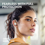 Casti wireless Anker SoundCore X20 (A3968G21), pentru Sport, Bluetooth, Rezistent la apa, alb