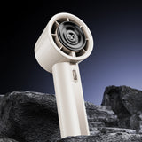 Techsuit Handheld Mini Fan (CT-111), portabil, reglabil, reincarcabil, afisaj digital, 10W, Roz