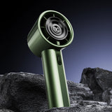 Techsuit Handheld Mini Fan (CT-111), portabil, reglabil, reincarcabil, afisaj digital, 10W, Roz