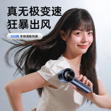 Techsuit Handheld Mini Fan (CT-111), portabil, reglabil, reincarcabil, afisaj digital, 10W, Roz