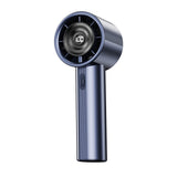 Techsuit Handheld Mini Fan (CT-111), portabil, reglabil, reincarcabil, afisaj digital, 10W, Roz